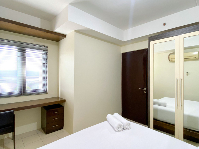 Bedroom 3, Cozy Designed 2BR at Metropark Condominium Jababeka Apartment By Travelio, Cikarang