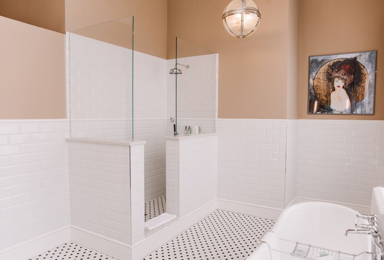 Bathroom 4, Hawkstone Hall Hotel & Gardens, Shropshire