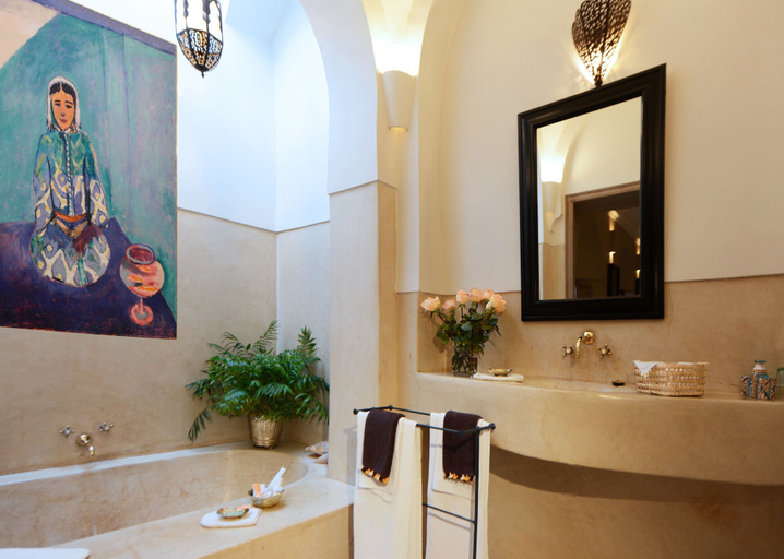Bathroom 5, Dar Housnia, Marrakech