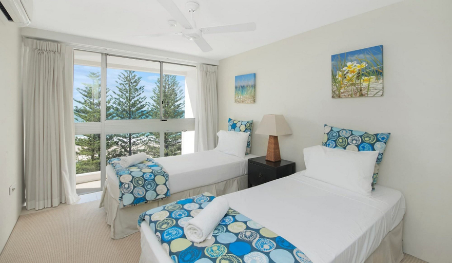 Bedroom 3, Solnamara Beachfront Apartments, Gold Coast