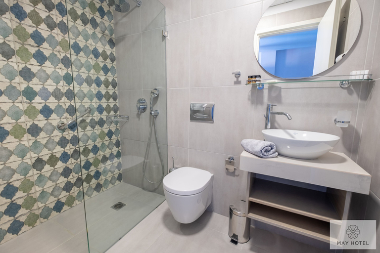 Bathroom 5, May Beach Hotel, Crete