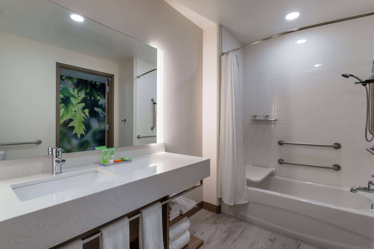 Bathroom 5, Wyndham Garden Orlando Airport, Orange