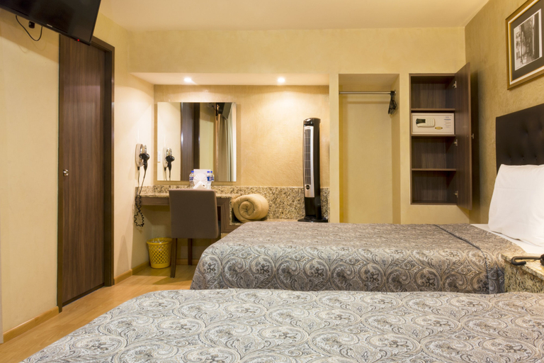 Bedroom 3, Hotel Castropol, Mexico City