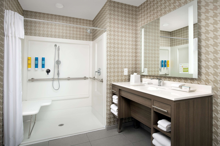 Bathroom 4, Home2 Suites by Hilton Columbia Southeast Fort Jackson, Richland