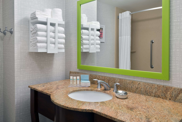 Bathroom 3, Hampton Inn & Suites Winston-Salem/University Area, NC, Forsyth