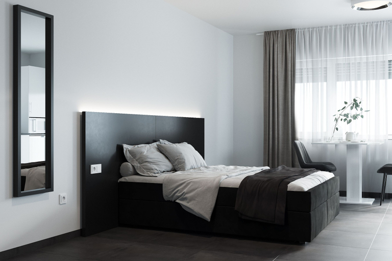 Bedroom 3, The Residences - Apartments Frankfurt, Offenbach am Main