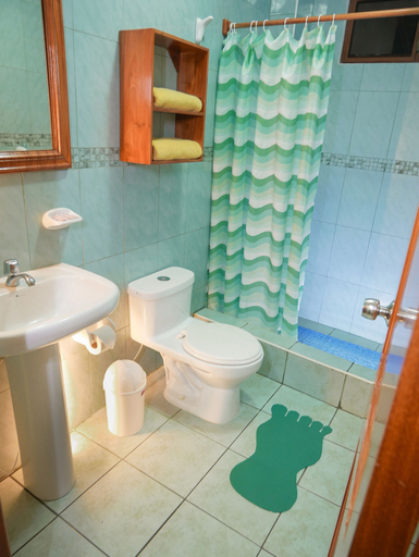 Bathroom 5, Hostal España, Santa Cruz