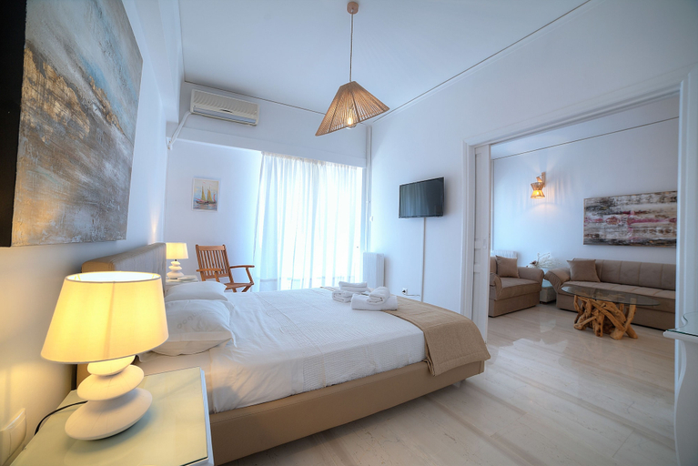 Bedroom 2, L' apartment blanc dans le centre de Glyfada, Attica