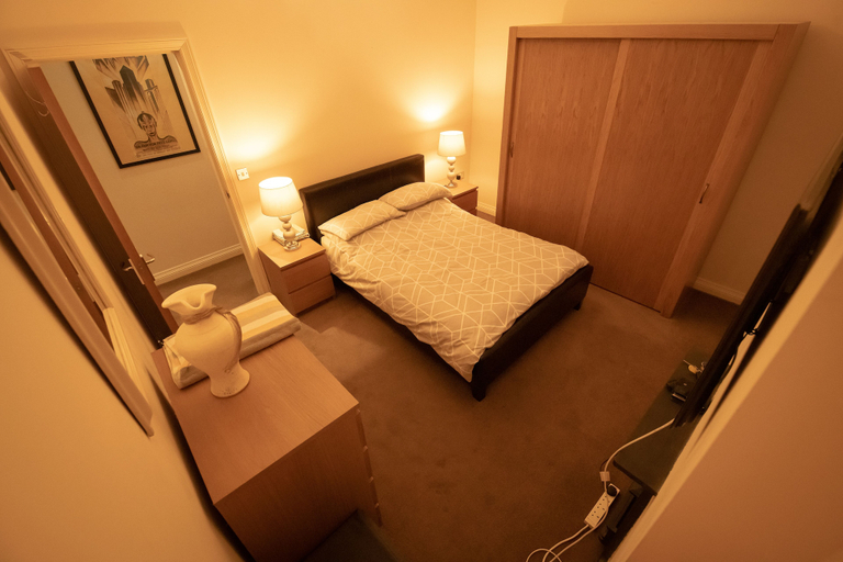 Bedroom 2, Centrally Located Modern Apartment in Llandudno, Conwy