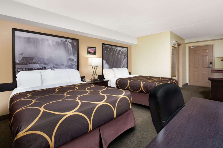 Bedroom 3, Super 8 by Wyndham Niagara Falls by the Falls, Niagara