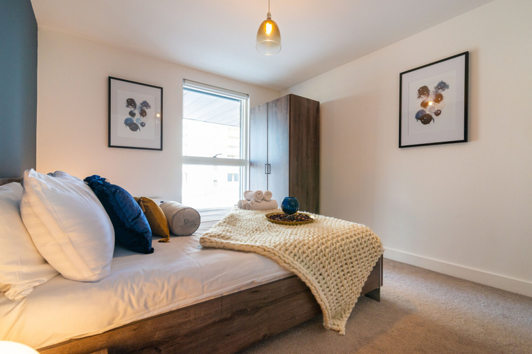 Bedroom 3, Luxury Townhouse, Manchester