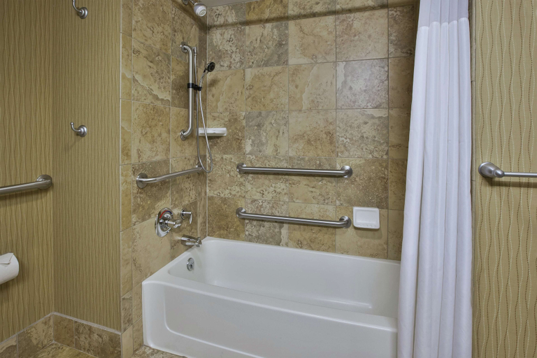 Bathroom 5, Hampton Inn Brockport, NY, Monroe