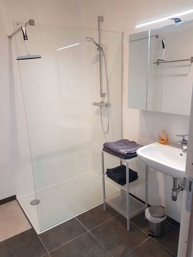 Bathroom, Fully Equipped Sunny Apartment, Antwerpen