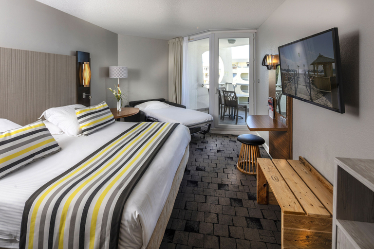 Bedroom 3, Hôtel & Spa - Thalazur Port Camargue, Gard