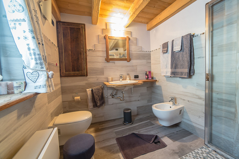 Bathroom 3, Alpe Rebelle, Aosta