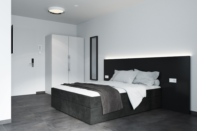 Bedroom 3, The Residences - Apartments Frankfurt, Offenbach am Main