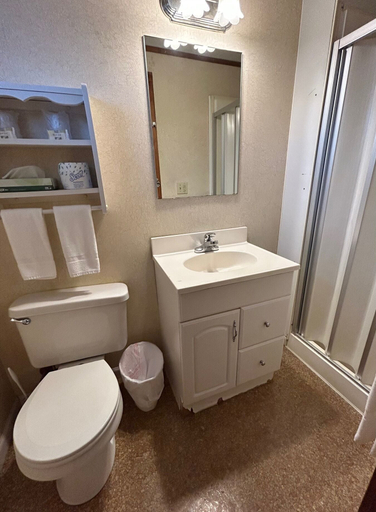 Bathroom 5, The Stevens Motel, Centre