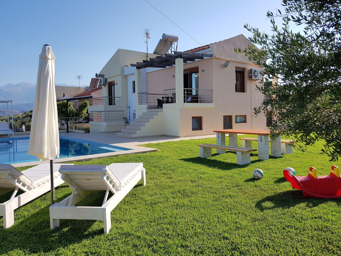 Exterior & Views 2, Villa Roula 3BR Sea view Viila in Chania, Crete