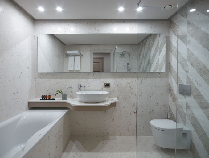 Bathroom 5, The Lake Hotel, Epirus