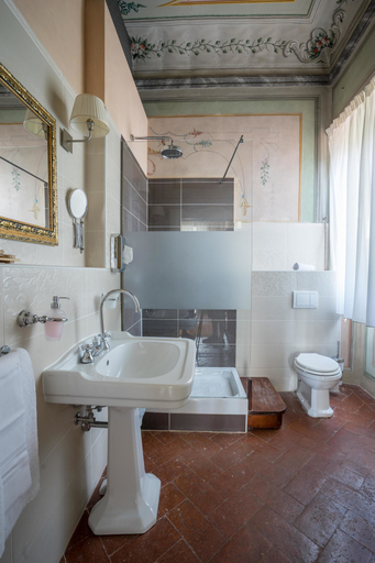 Bathroom 5, Hotel Villa Sermolli, Pistoia