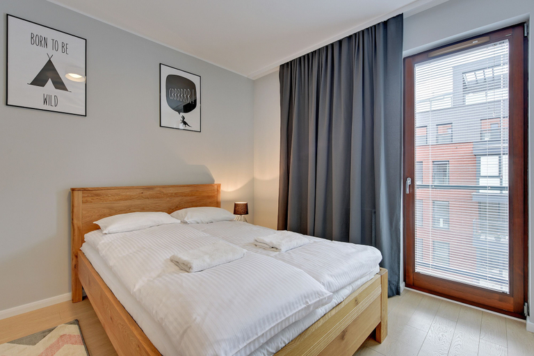 Bedroom 3, Apartinfo Aura Island Apartments, Gdańsk City