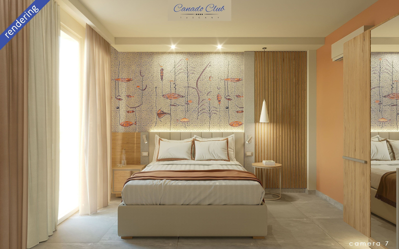 Bedroom 3, Canado Family Hotel, Livorno