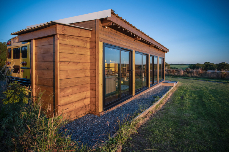Exterior & Views 2, American School Bus - Blossom Farm, Pembrokeshire
