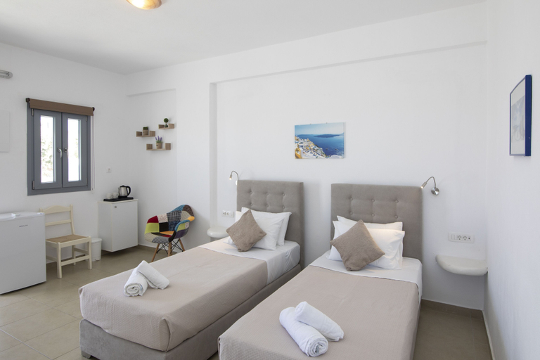 Bedroom 4, Thira's Dolphin, South Aegean