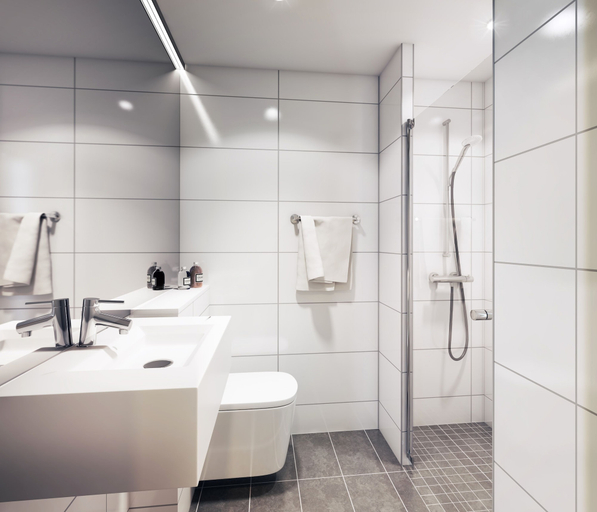 Bathroom, Thon Hotel Parken, Kristiansand
