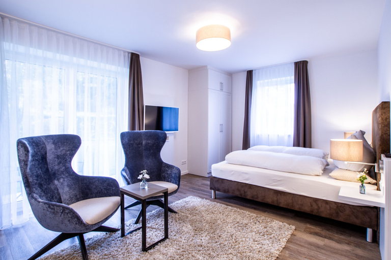 Bedroom 2, Appartments an der Golfanlage, Rostock