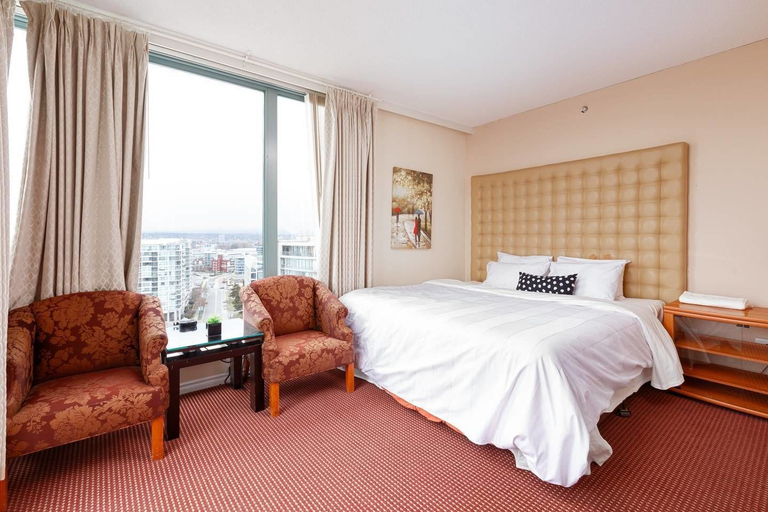 Bedroom 2, Airport Beautiful View 1 BDR Penthouse, Greater Vancouver