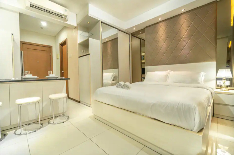 Bedroom 1, Modern & Comfy Studio in Central Jakarta, Central Jakarta