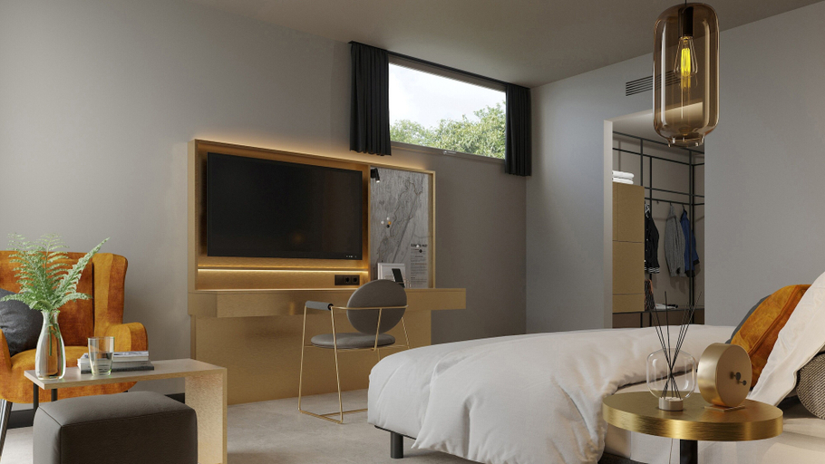 Bedroom 3, Scheck Hotel, München