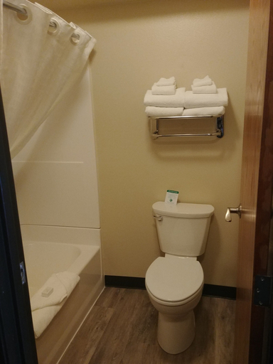 Bathroom 5, Boarders Inn & Suites by Cobblestone Hotels – Broken Bow, Custer