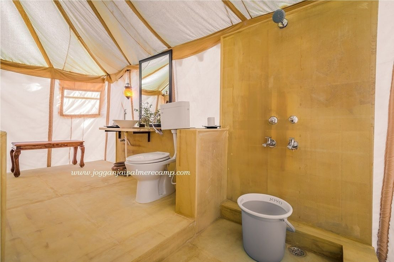Bathroom, Joggan Jaisalmer Camp, Jaisalmer