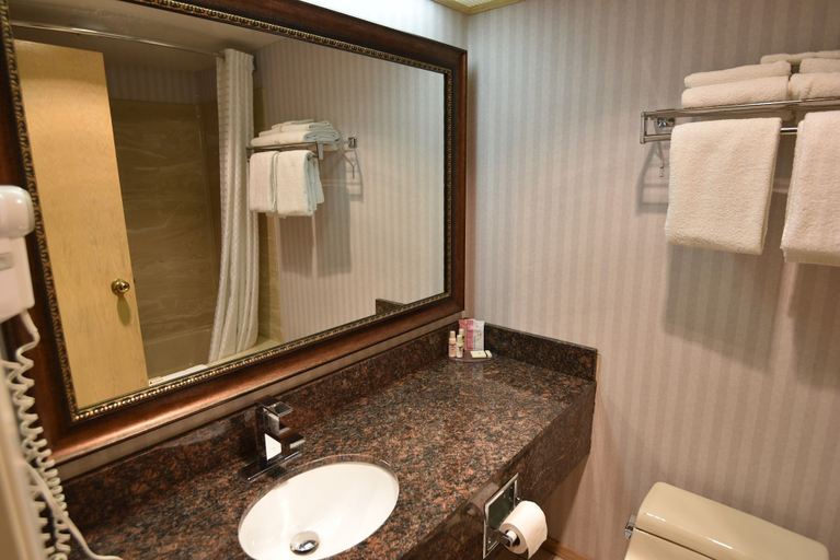 Bathroom 4, Travelodge by Wyndham Lloydminster, Division No. 10