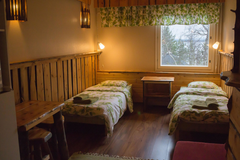 Bedroom 3, Hotelli Korpikartano, Lapland