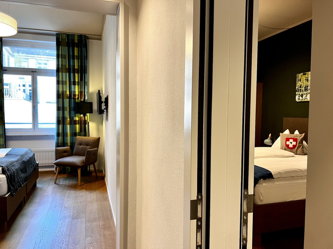 Bedroom 2, Hotel Bären Am Bundesplatz, Bern