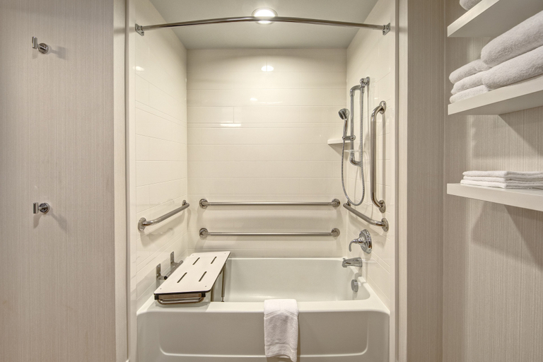 Bathroom 4, Hampton Inn & Suites Minneapolis / Downtown, Hennepin
