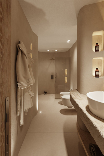 Bathroom 5, Gabbiano Azzurro Hotel & Suites, Olbia-Tempio