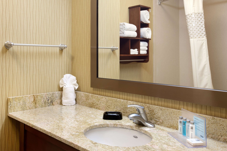 Bathroom 4, Hampton Inn Boston/Braintree, Norfolk