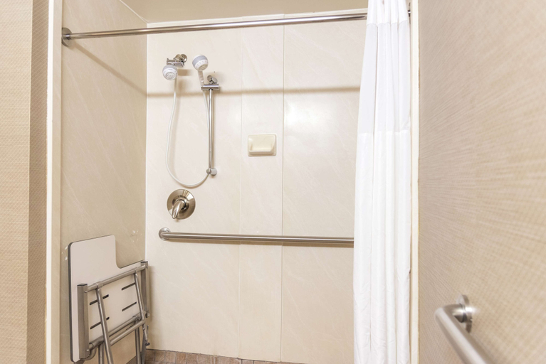 Bathroom 4, Hampton Inn Muskegon, Muskegon
