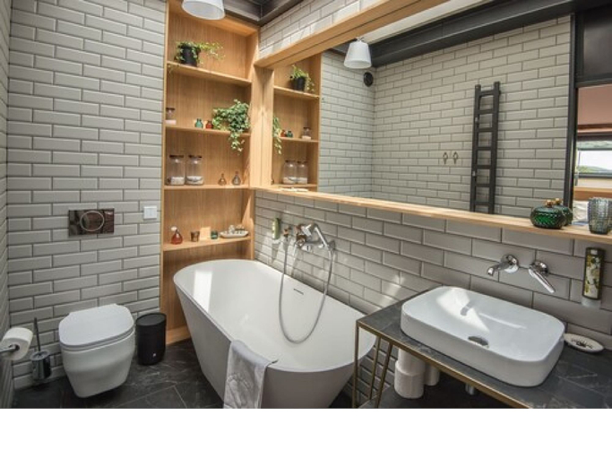 Bathroom 5, Stradom 15 Apartments, Kraków City