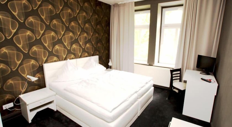 Bedroom 2, da Marcello Restaurant & Pension, Leipzig