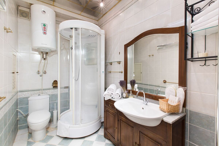 Bathroom 2, Lux Apartments Presnenskaya, Northern