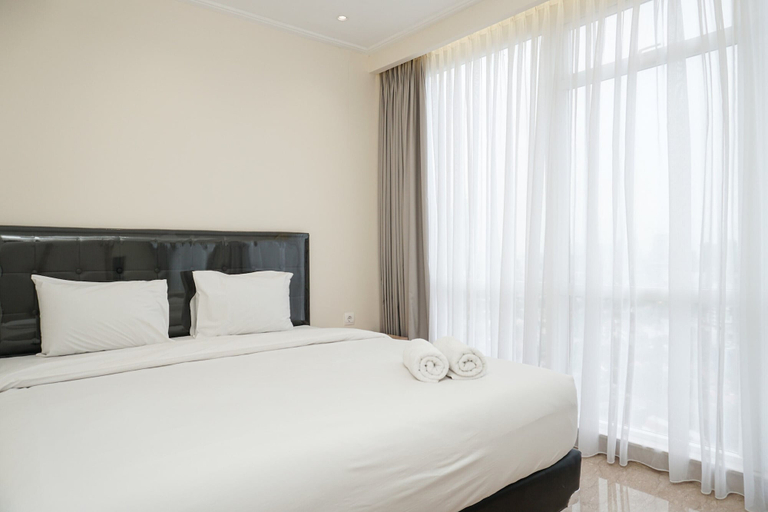 Bedroom 2, Cozy with Private Lift 2BR at Menteng Park Apartment, Central Jakarta