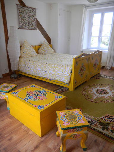 Bedroom 2, Nomade Lodge - Bed & Breakfast, Seine-et-Marne