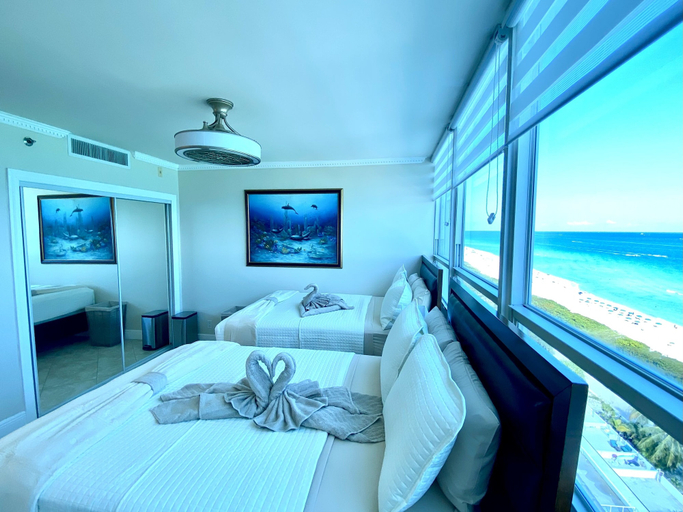 Bedroom 2, Direct ocean front condo Miami Beach, Miami-Dade