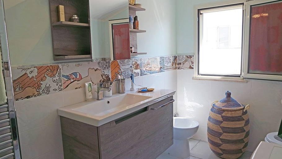 Bathroom 2, Marica Holiday Home, Salerno