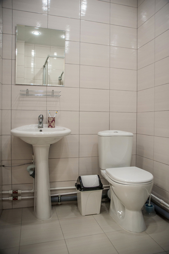 Bathroom, Hostels Rus-Novosibirsk, Novosibirskiy rayon